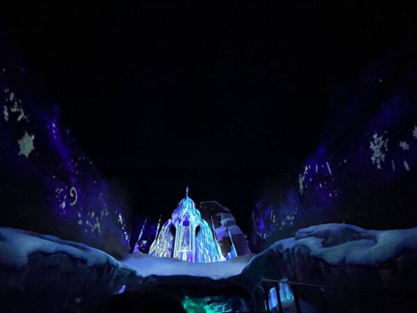 Frozen Ever After lift hill
