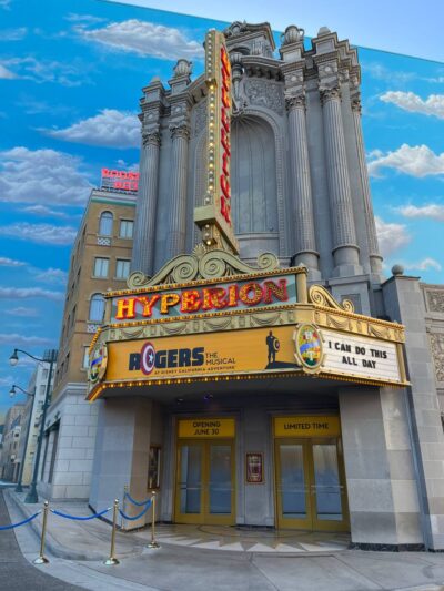 Disney California Adventure Itinerary with Lightning Lane hyperion