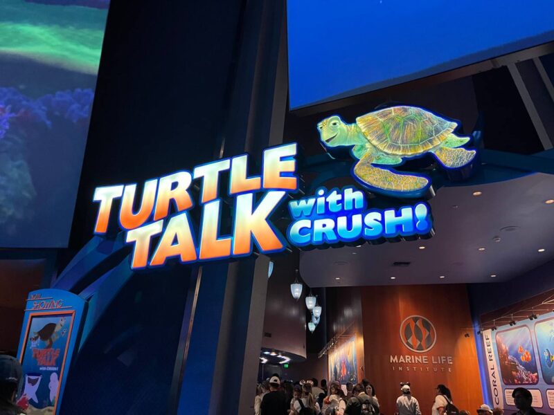 California Adventure Ride and Attraction Guide Turtle Talk