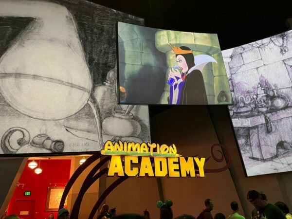 Disney California Adventure itinerary animation