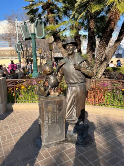 Disneyland Planning Guide statue