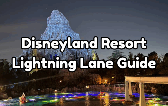 Disneyland Lightning Lane Guide cover