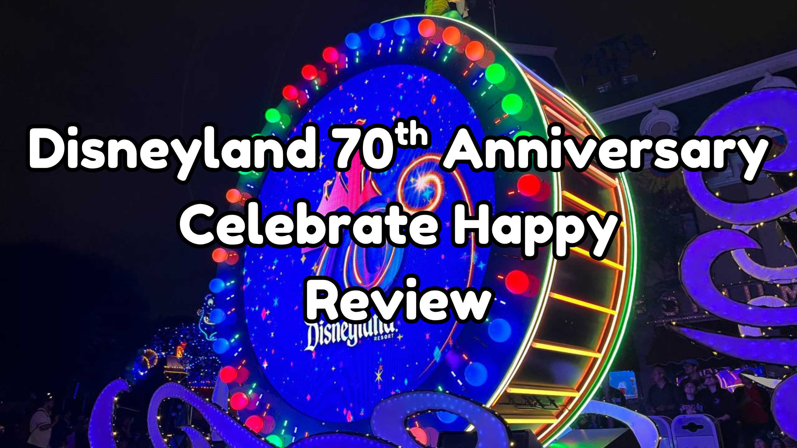 Disneyland 70th anniversary cover