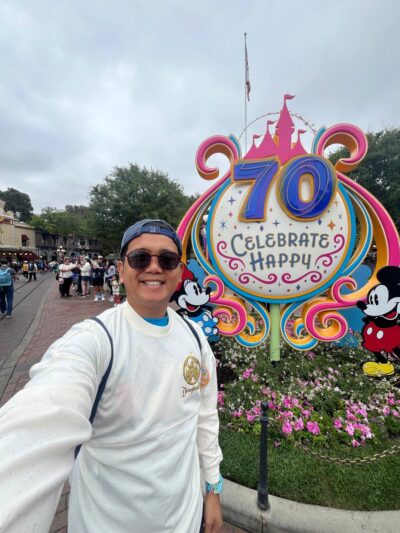 Disneyland 70th anniversary me