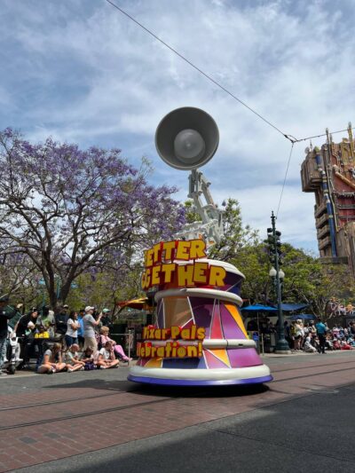 Disneyland 70th anniversary pixar lamp