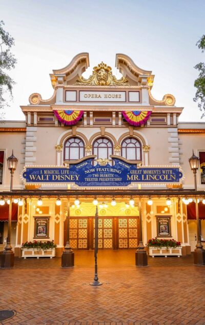 Walt Disney animatronic marquee