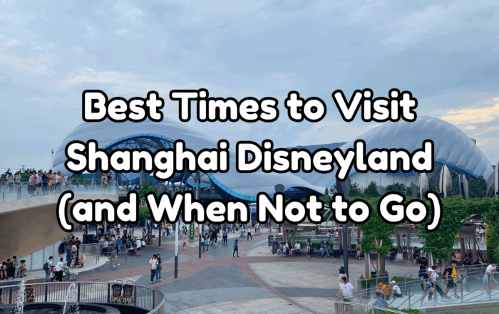 Best Times to Visit Shanghai Disneyland cover