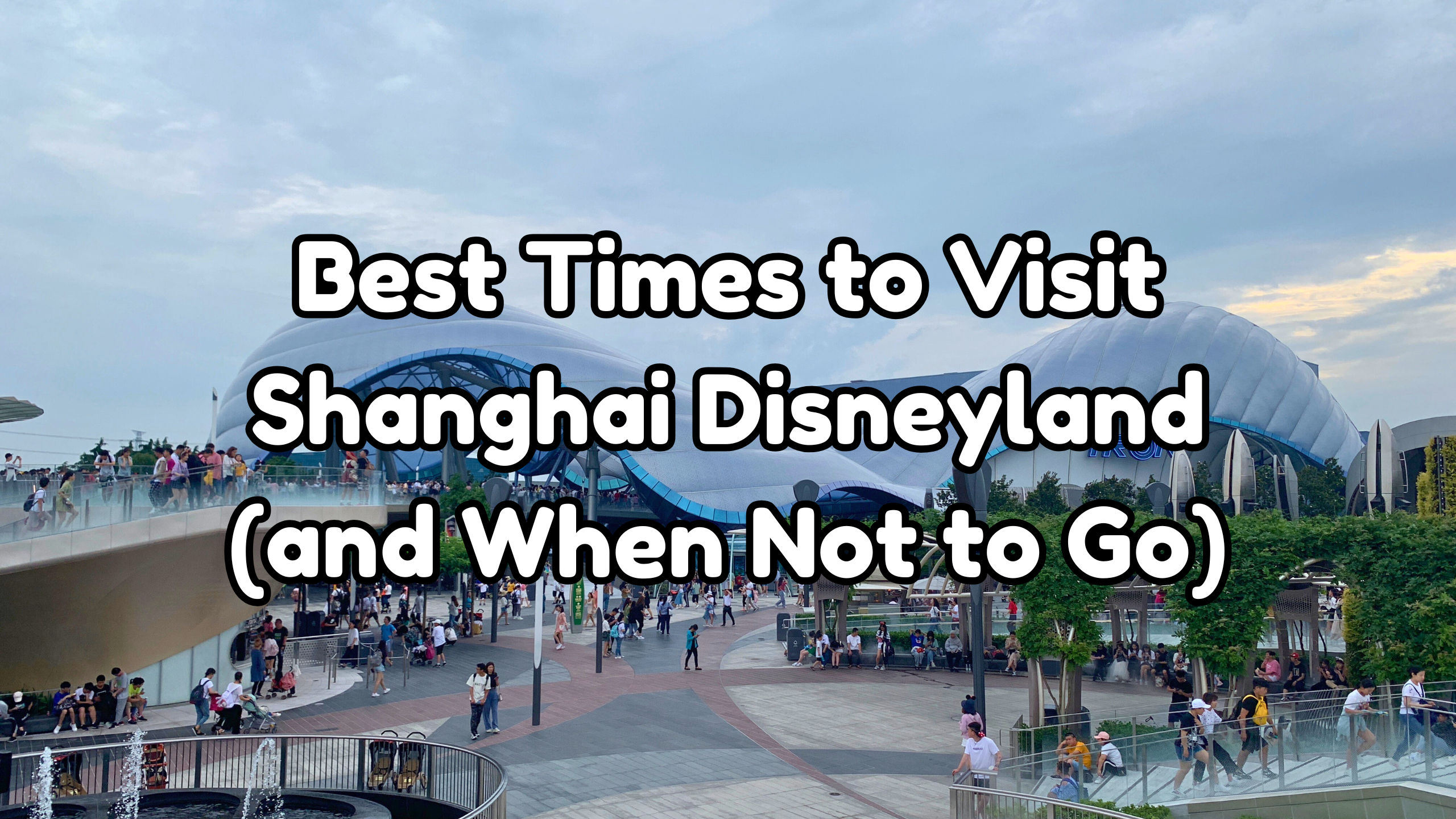 Best Times to Visit Shanghai Disneyland cover