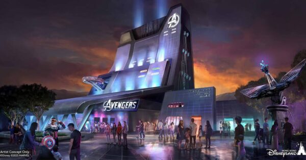 Hong Kong Disneyland Marvel and PIxar-themed Expansions exterior