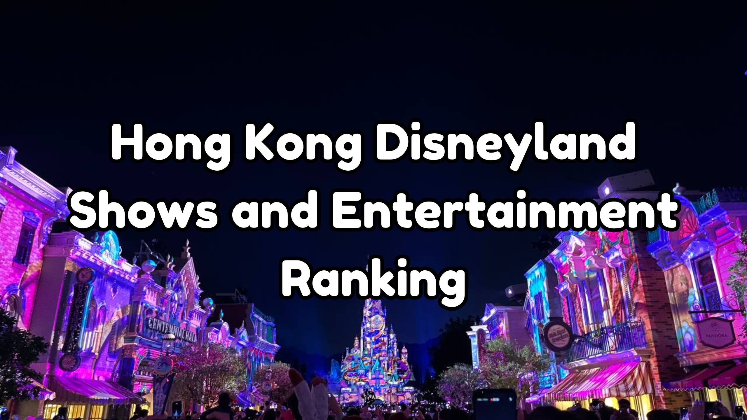 Hong Kong Disneyland shows cover