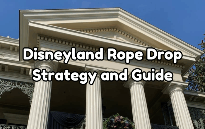 Disneyland Rope Drop Strategy cover