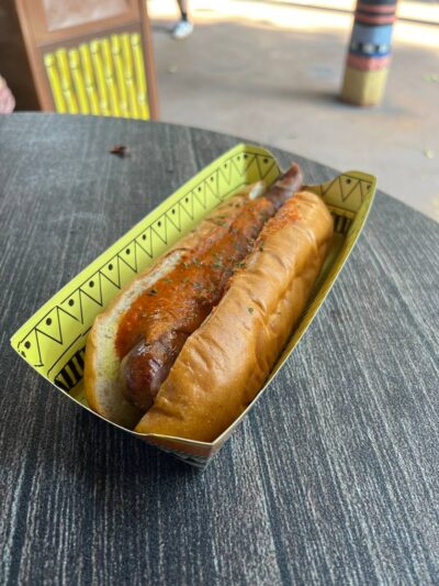 Hong Kong Disneyland Snacks south african hot dog