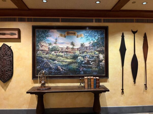 Disney Explorers Lodge painting