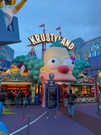 Universal Studios Hollywood Rides simpsons