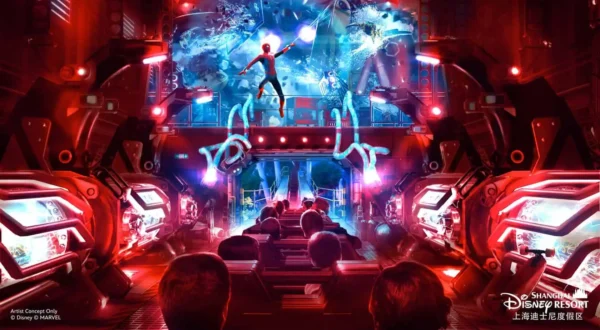 Shanghai Disneyland Rides spiderman