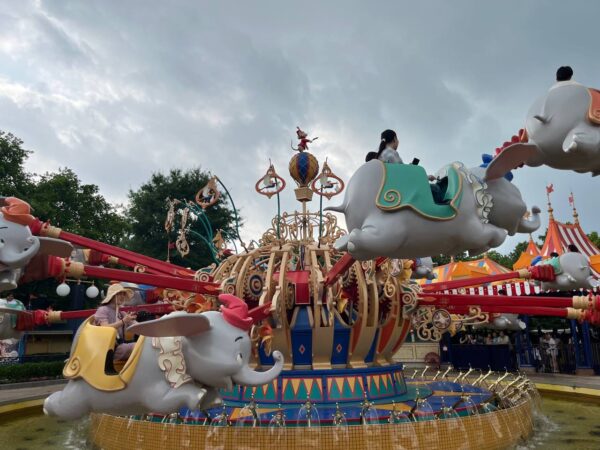 Shanghai Disneyland Attractions and Entertainment outside dumbo