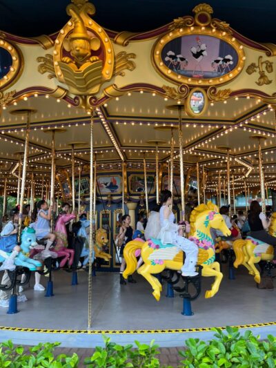 Shanghai Disneyland rides fantasia carousel