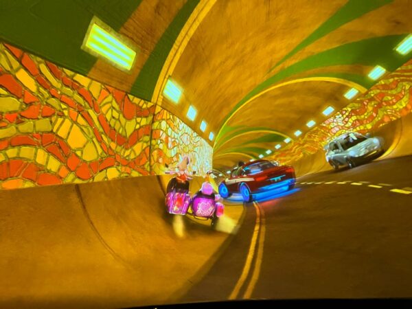 Shanghai Disneyland rides tunnel