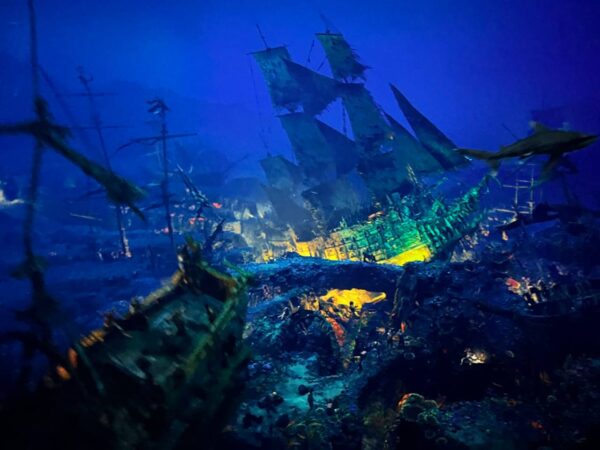 Shanghai Disneyland rides sunken