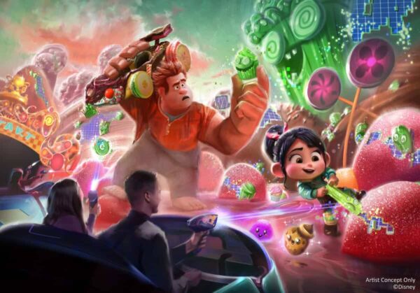 Tokyo Disneyland Tomorrowland wreck it ralph ride