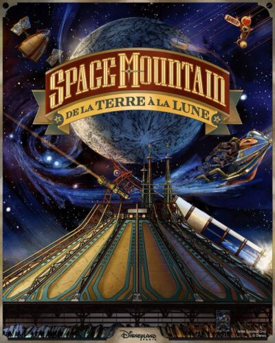 Disneyland Paris D23 2026 space mountain poster